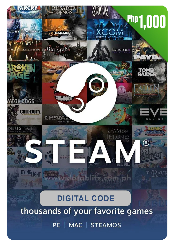 Steam Wallet Card