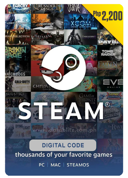 Steam Wallet Card