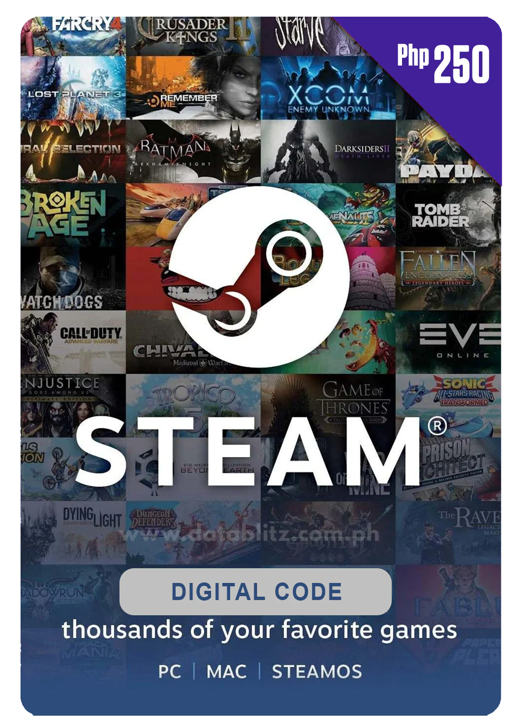 Steam Wallet Card