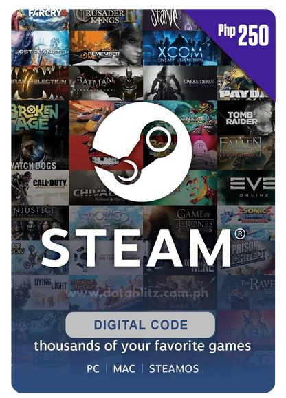 Steam Wallet Card