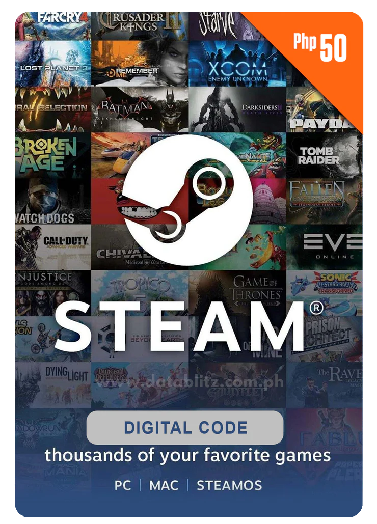 Steam Wallet Card